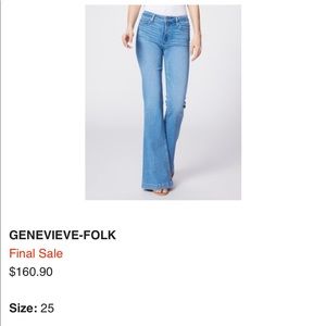 NWT PAIGE FLARE JEANS Size 25